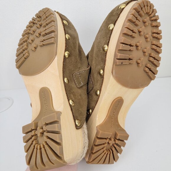 See by Chloe Viviane Studded Buckled Suede Clogs 37 7 - Picture 8 of 11